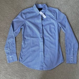 J. Crew slim button down blouse. NWT. Size 8Tall.